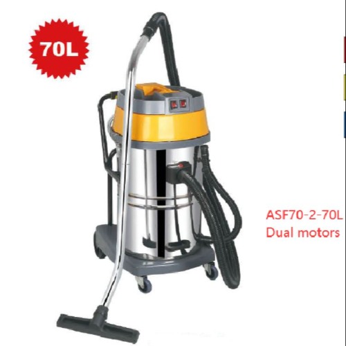 Wet/Dry Vacuum cleaner ASP70-2-70L (70L 3000W, dual motors) 
