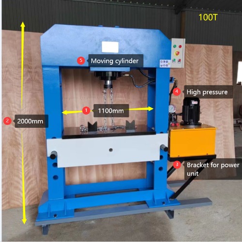 50T100T 150T 200T 250T 300T  heavy duty  gantry Electrical Hydraulic Shop Press H frame hydraulic press