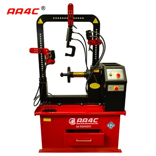 AA4C 26” full automatic Rim straightening machine without lathe 3 cylinders full teeth AA-RSM695F