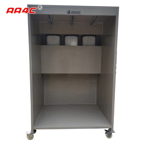 AA4C  Plastic spray powder collecting room for rim Powder Coating Booth powder recycle machine