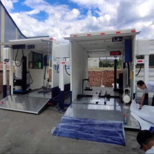 Mobile automobile  motorcycle vehicle safety test lane Vehicle inspection equipment