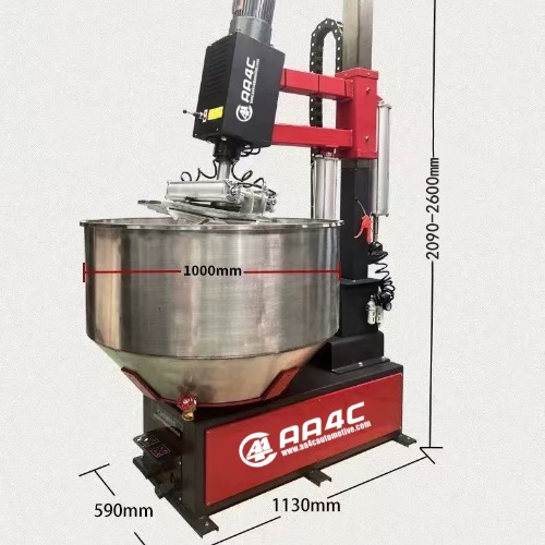 AA4C Alu Rim polishing machine with cleaning grinding derust function AA-RPM66B