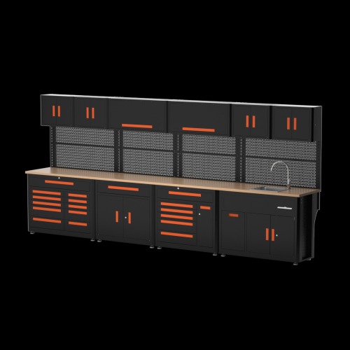 2302-E Tool Box Side Cabinet Fishing Full Garage Tool Box Drawer Workbench Tool Chest Cabinet