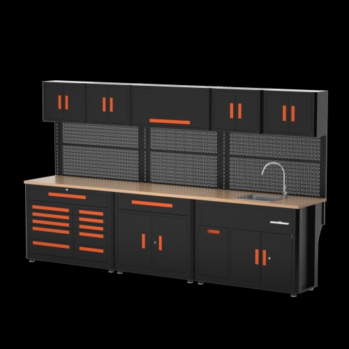 2302-D Tool Box Side Cabinet Fishing Full Garage Tool Box Drawer Workbench Tool Chest Cabinet