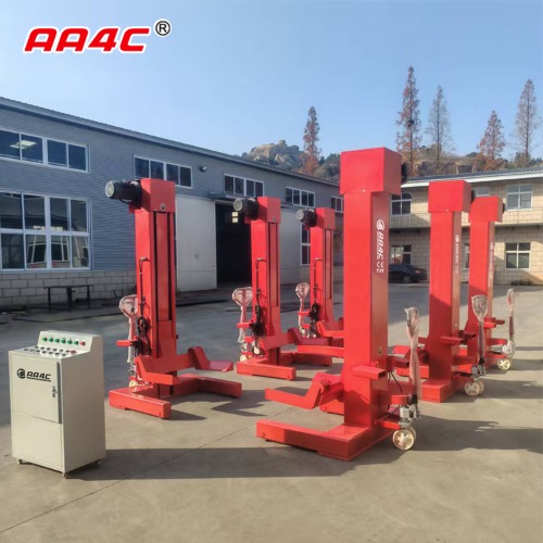 AA4C 45T combine movable truck & bus lift   7.5T/column x 6 columns 