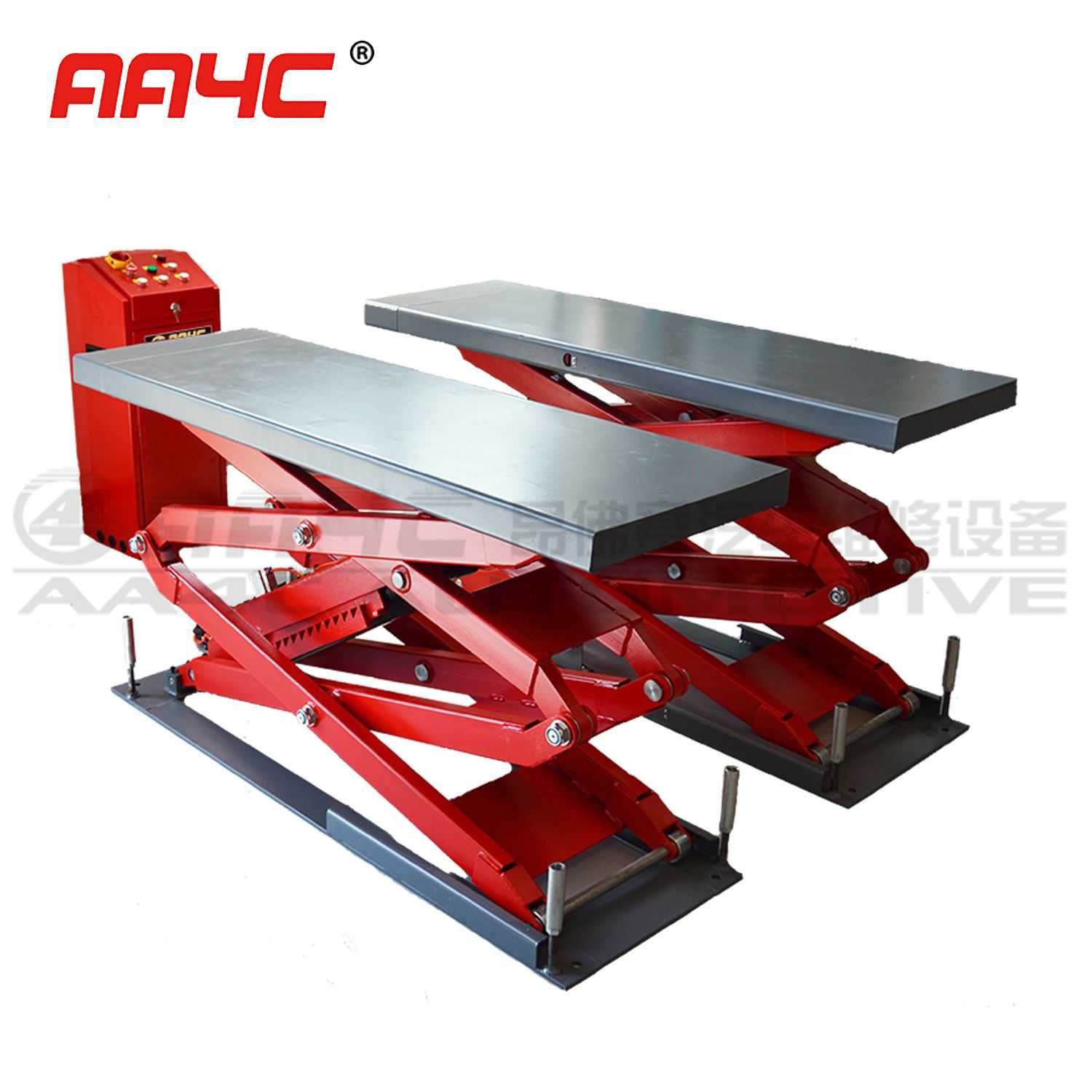 Flush mounted  scissor lift, 3.0 T,AA-SL303,With extensive platform