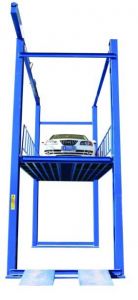 Oil cylinder +Chain drive high rise 4 post elevator Full platform ,Lifting height 3M-7M;