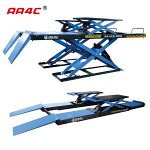 Low profile alignment scissor lift 4T 4.5M runway