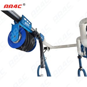 AA4C car exhaust extracting system auto vehicle exhaust manual sliding tumbler hose reel control manually