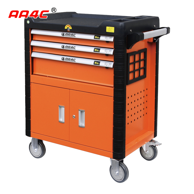 AA4C 181pcs high grade 3 drawers tool cabinet trolley  AA-A33181