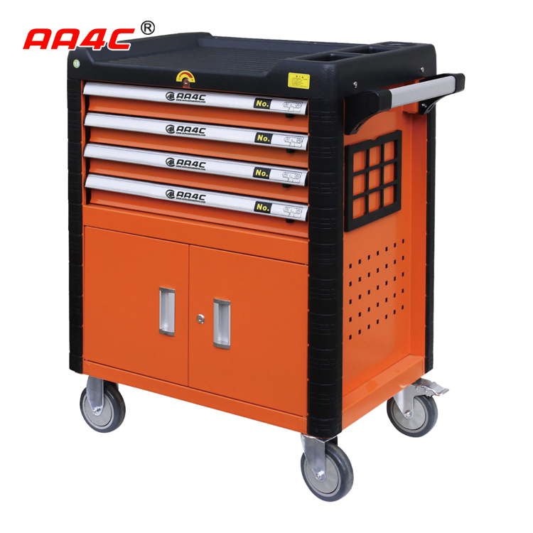 AA4C 234pcs high grade 4 drawers auto repair  tools cabinet trolley  AA-A44234  
