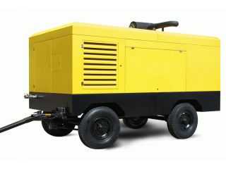 Mobile Diesel Electrical air compressor  -Screw  type