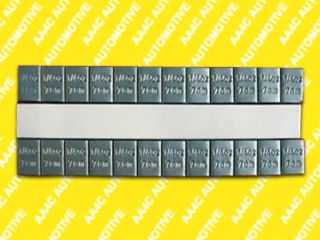 Lead adhesive wheel weights