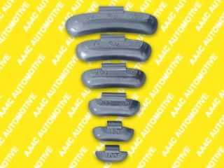 Lead clip-on wheel weights