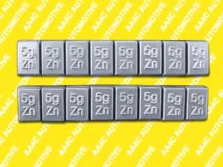 Zinc adhesive wheel weights