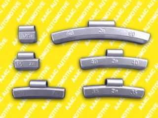 Zinc clip-on wheel weights