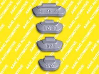 Zinc clip-on wheel weights