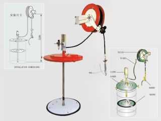 Wall mounted grease dispening kit 64200 